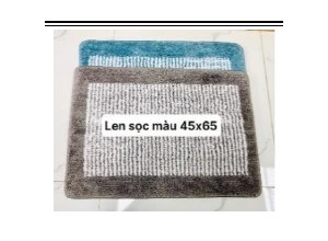 THẢM LEN SỌC MÀU 45X65CM Cherry