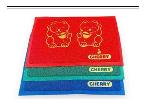 CHERRY - THẢM NHỰA MÈO CHIÊU TÀI - NEW 40X60 (B)