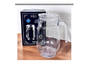 BÌNH THỦY TINH BẦU TRƠN 1300ML Cherry