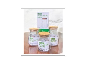 CHERRY - HŨ THỦY TINH NẮP TRE 1100ML