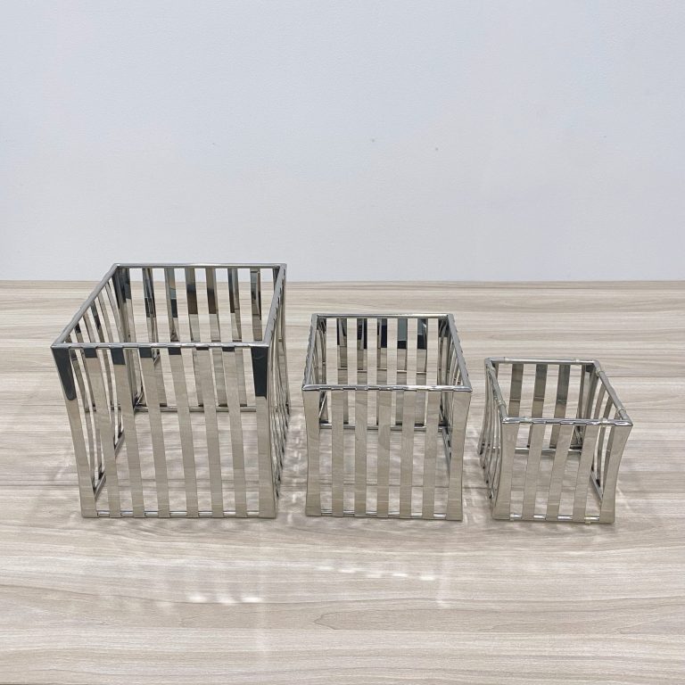Chân đế trang trí buffet vuông trung SX-7113-2