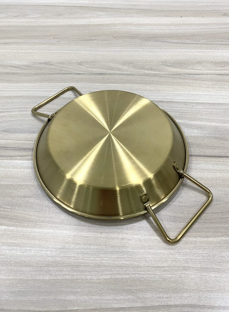 Chảo inox mạ vàng 1 đáy HXP30G