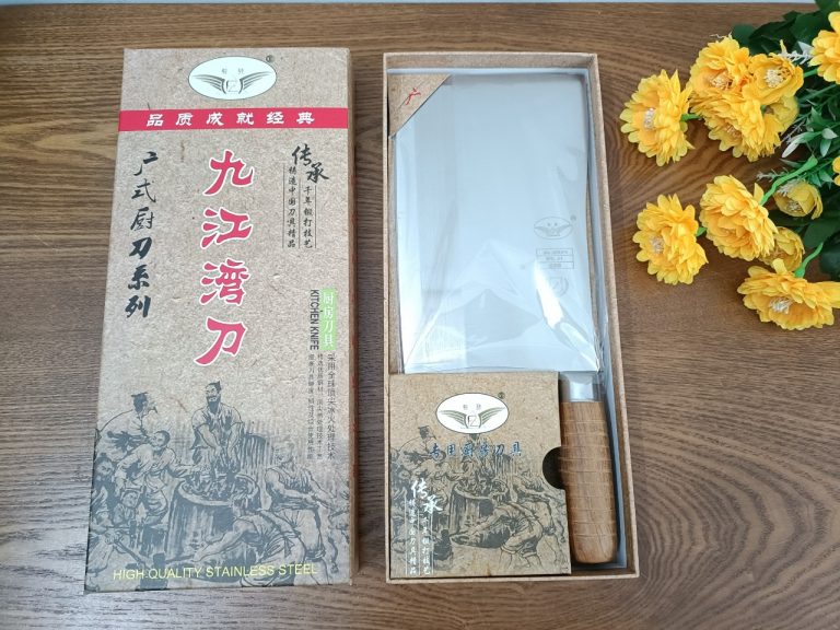 Dao lưỡi cong cán gỗ lớn J-1