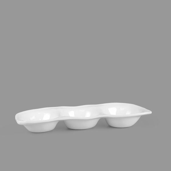 Khay gia vị 3 ngăn 10.5" Superware DV285-10.5 - porceline