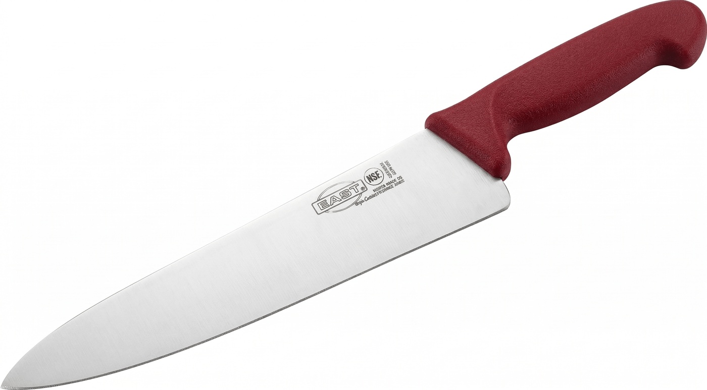 Dao bếp cán nhựa 12 inch màu đỏ EAST 190235
