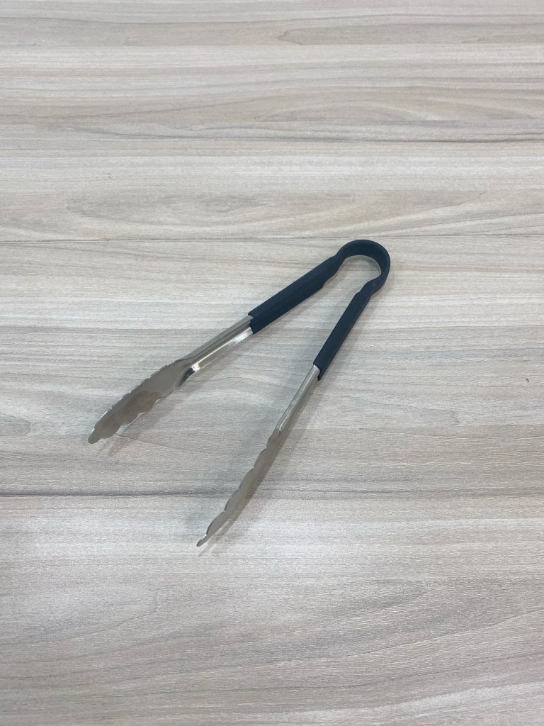 Kẹp gắp inox lá dày cán đen JB0041-9B