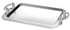 Khay trưng bày inox CN có tay nắm (390×290mm) 121900S