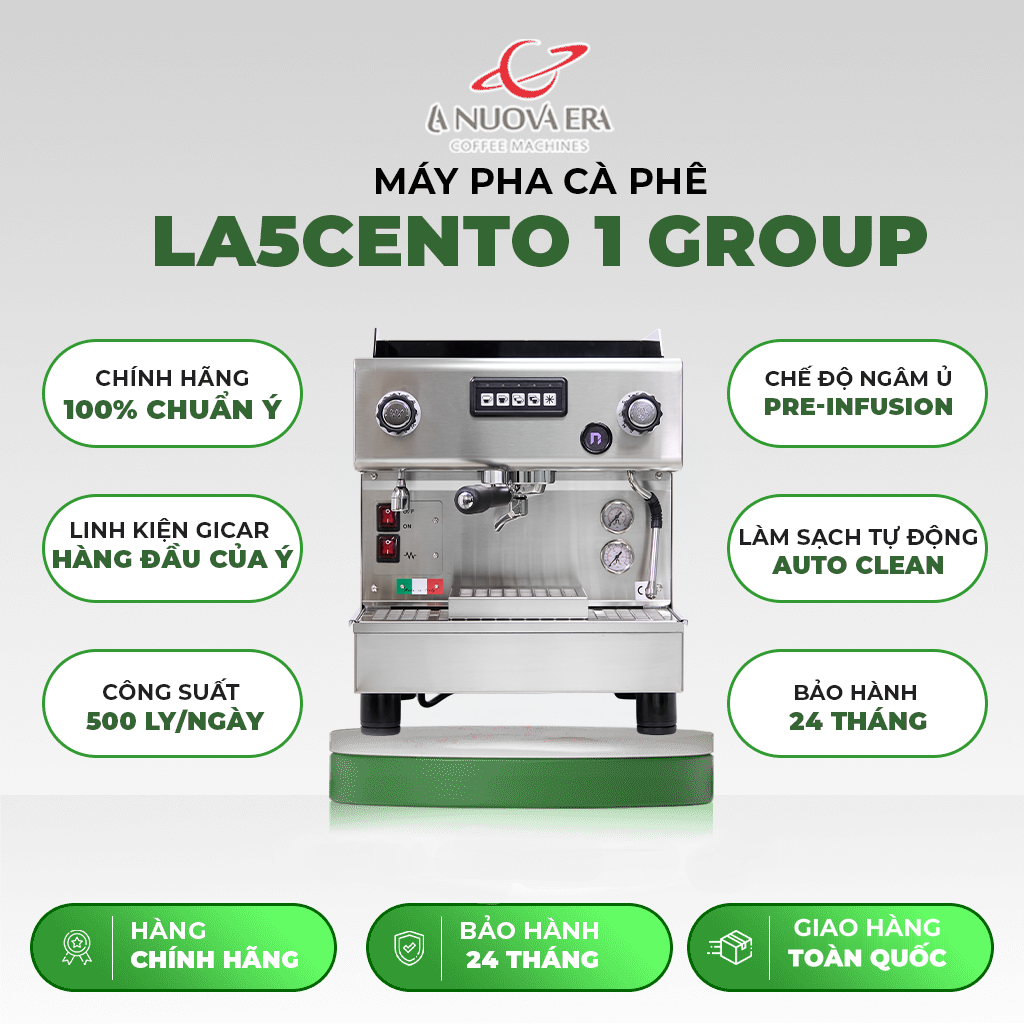 Máy pha cà phê La Nuova Era La5Cento 1 Group