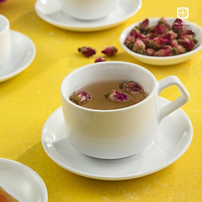 Chén quai vuông 3.0" Long phương