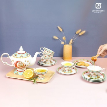 Bộ ấm chén nhật thưc Long phương