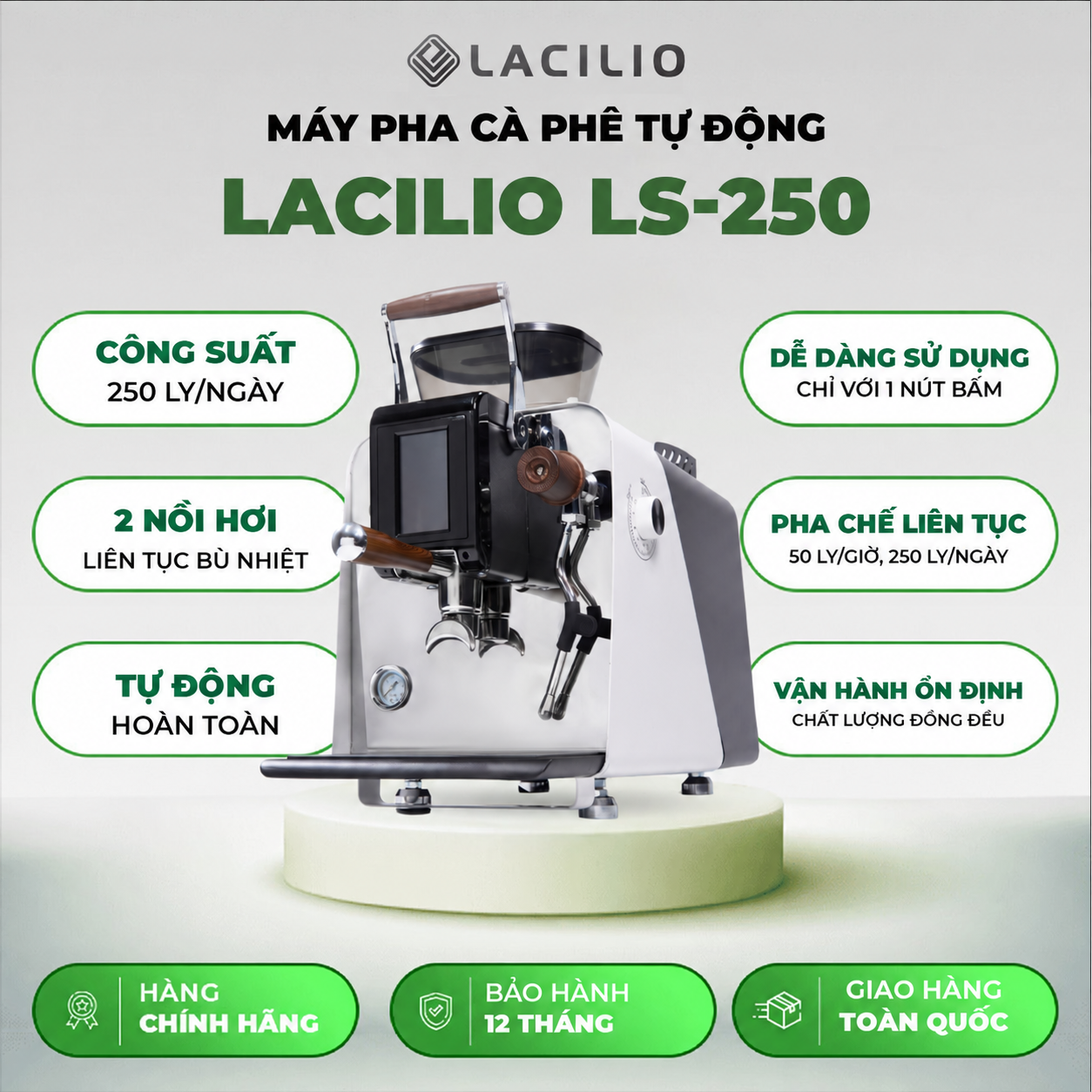 Máy pha cà phê Lacilio LS250