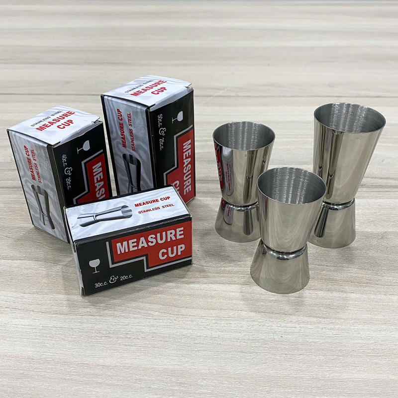 Ly đong inox 2 đầu 50/25ml Z5025 tham khảo cho quầy bar quán café