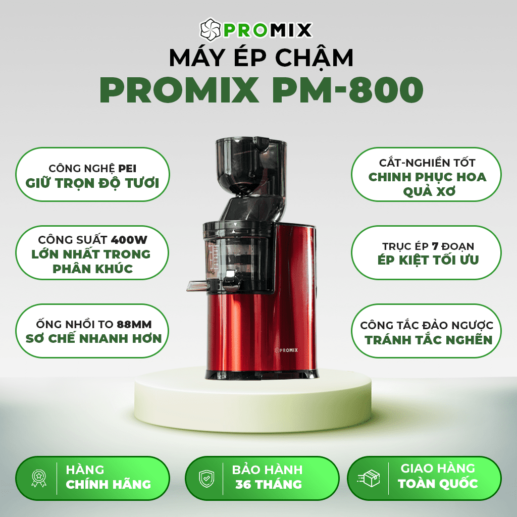 Máy ép chậm Promix PM-800