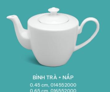 Bình trà 0.65 L + nắp Minh Long - Daisy Lys