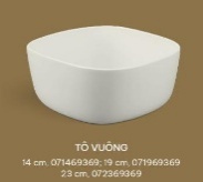Tô vuông 19 cm Minh Long - VUÔNG LYS