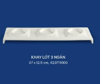 Khay lót chén 3 ngăn 37 x 12.5 cm Minh Long - MISC-ASSORTMENT LYS