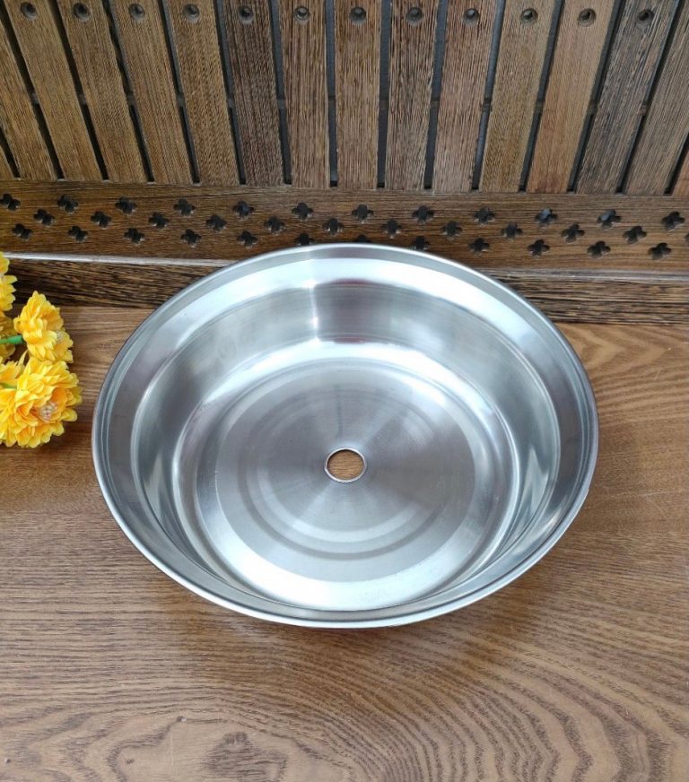 Nắp đậy inox có lỗ 12" 195124