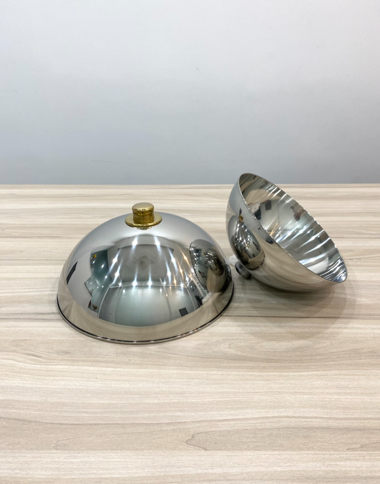 Nắp đậy inox núm vàng CV113502