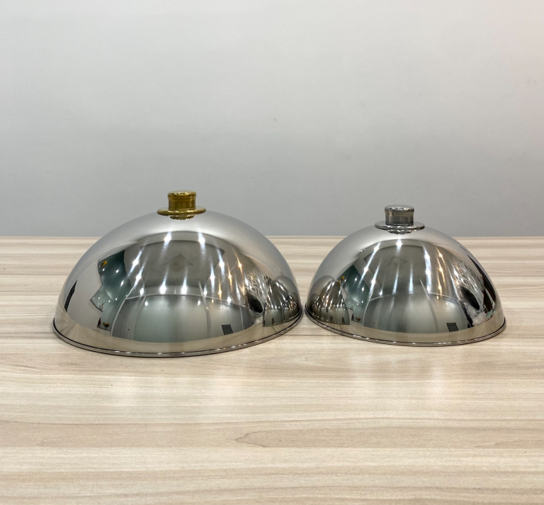 Nắp đậy inox núm vàng CV113504