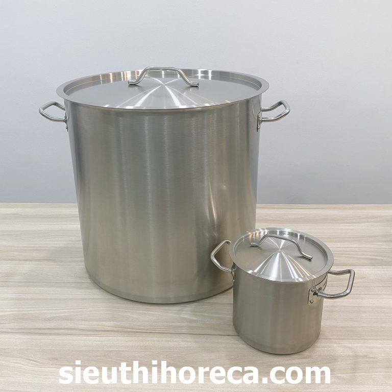 Nồi 2 quai inox 304 ( 2 đáy ) 34 Lít - (φ360×H360) 3043636