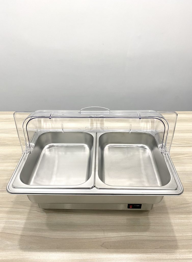 Nồi hâm buffet 2 ngăn nắp PC YD-7055P-2