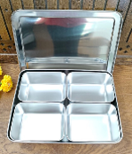 Bộ gia vị 4 ngăn inox 171004