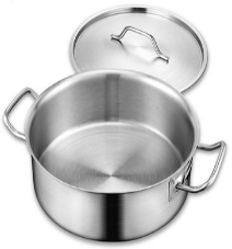 Nồi lẩu inox 2 đáy 110553 (φ500×H180)