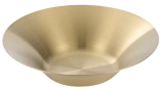 Tô salad loe inox vàng SLL19G