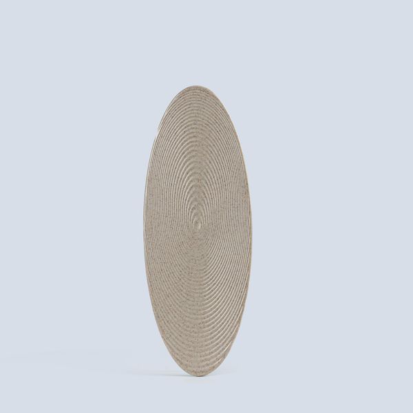 Dĩa oval cạn nhám Superware PV386-10 - nâu nhạt