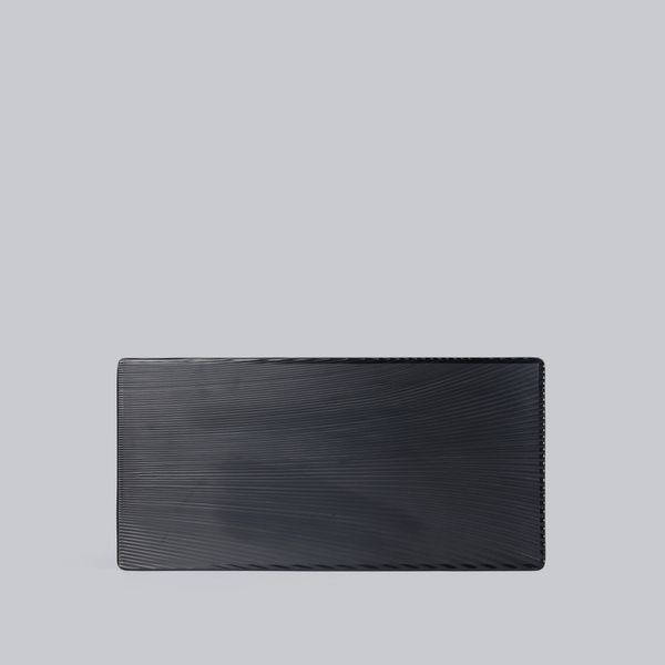 Dĩa chữ nhật nhám Superware PV393-10 - đen