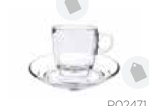 CAFFÉ SAUCER 5 3/4"     - NEW