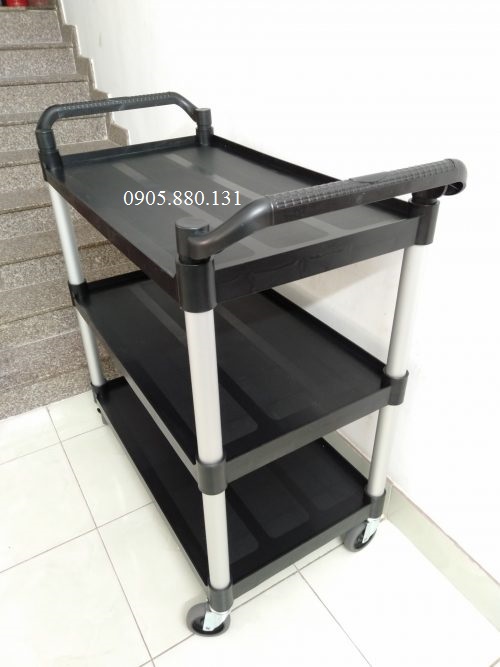 Xe phục vụ 3 tầng đen L-010B