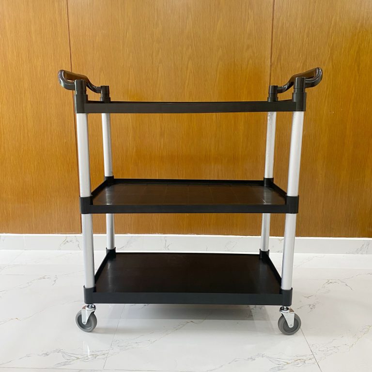 Xe đẩy thức ăn 3 tầng nhựa