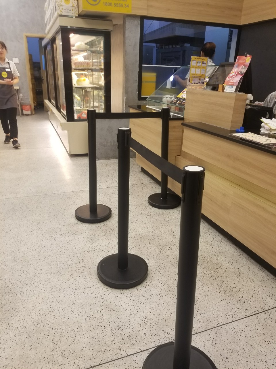 Cột Chắn Inox dây căng 5m