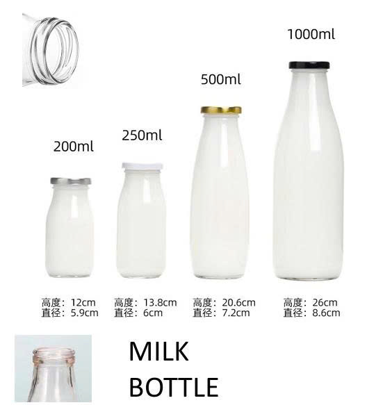Bình sữa thủy tinh nắp thiếc