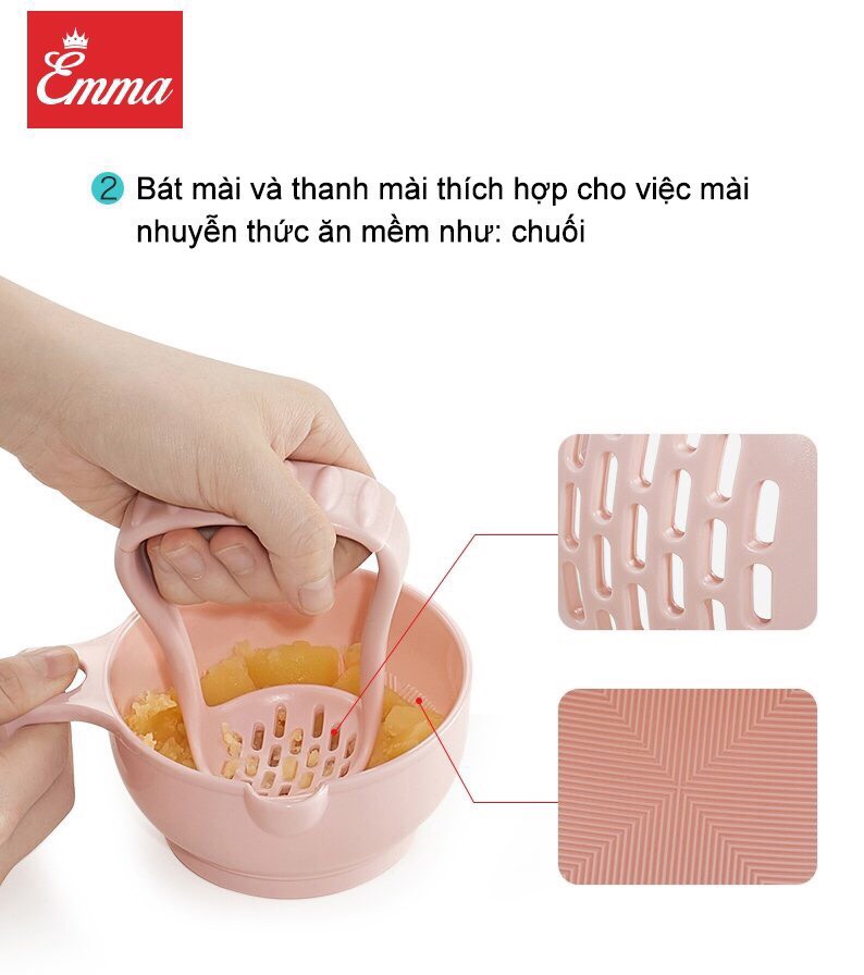 Set chế biến ăn dặm EMMAKIDS