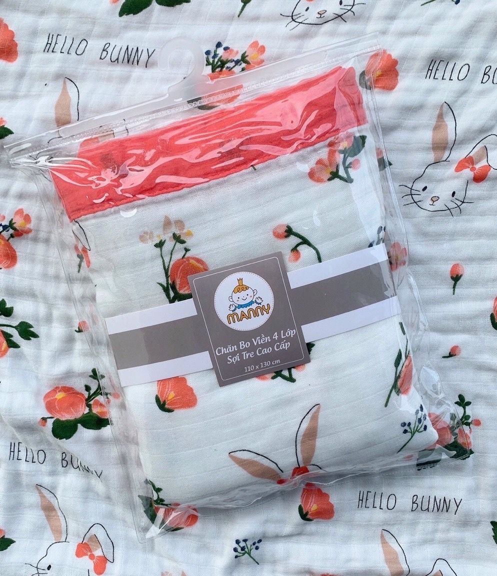 Chăn 4 lớp sợi tre Manny