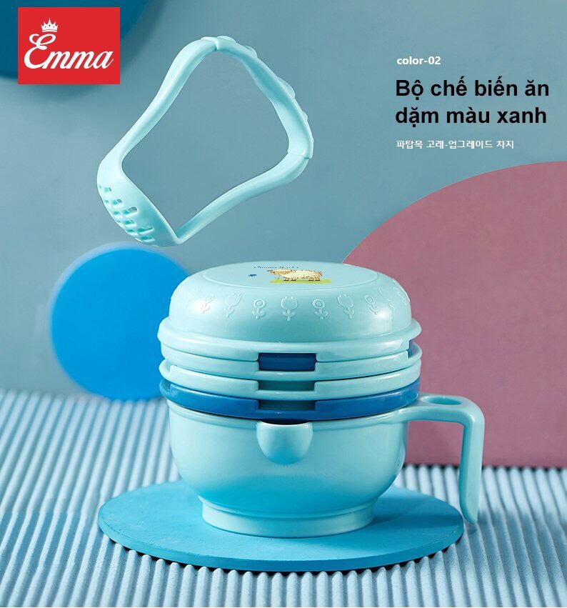 Set chế biến ăn dặm EMMAKIDS