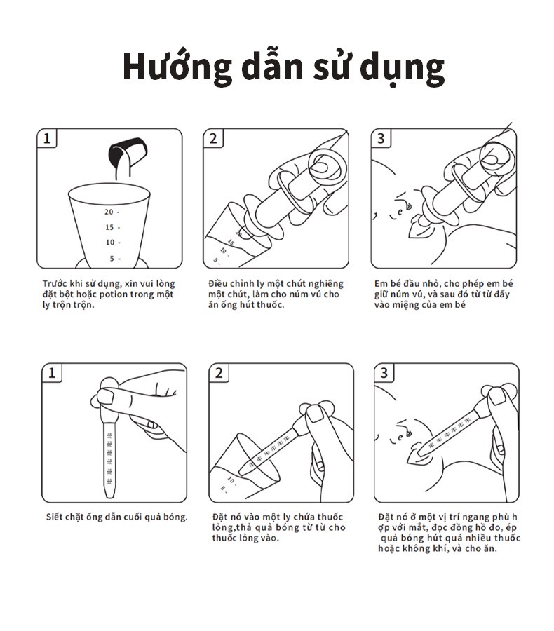 Bộ dụng cụ bón thuốc EMMAKIDS