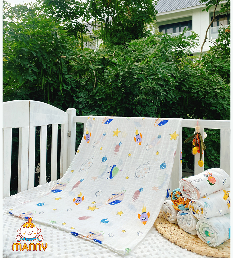 Hộp 2 khăn tắm 100% sợi tre MANNY