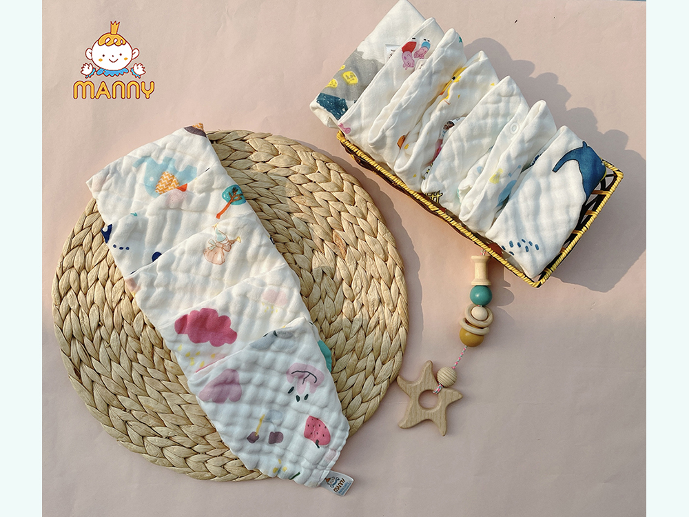 Set 5 yếm xô 6 lớp MANNY