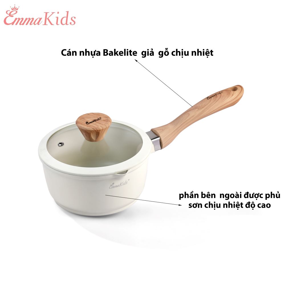💥 NỒI CHỐNG DÍNH EMMAKIDS SIZE 16 CM