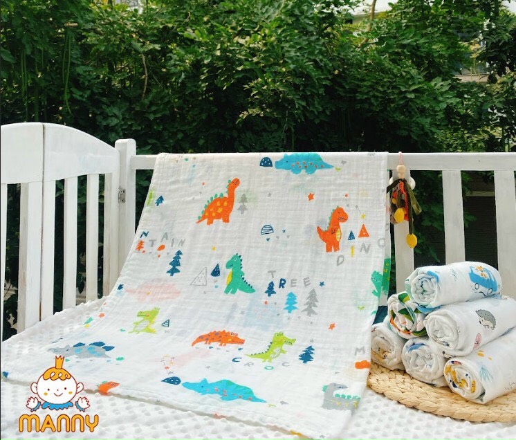KHĂN TẮM ĐA NĂNG SỢI TRE MANNY (HỘP 2 CÁI )
