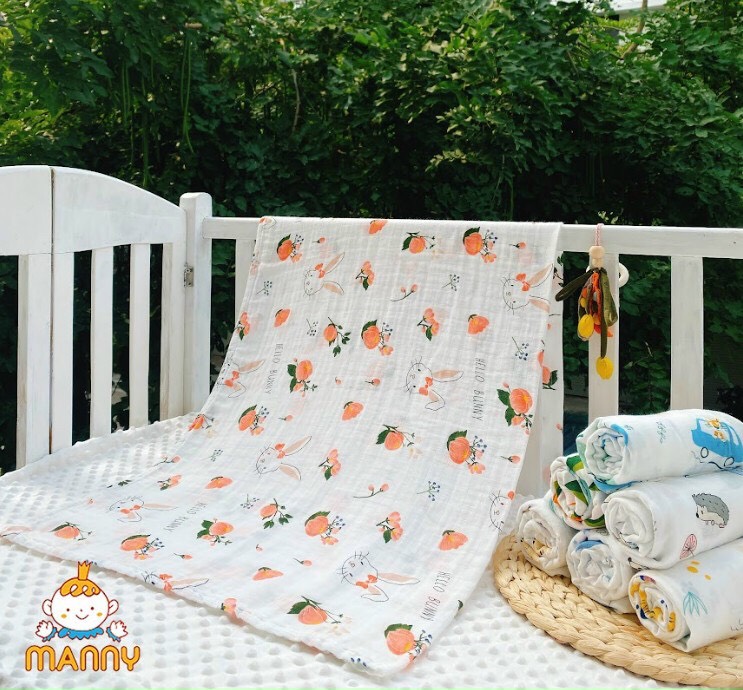 KHĂN TẮM ĐA NĂNG SỢI TRE MANNY (HỘP 2 CÁI )