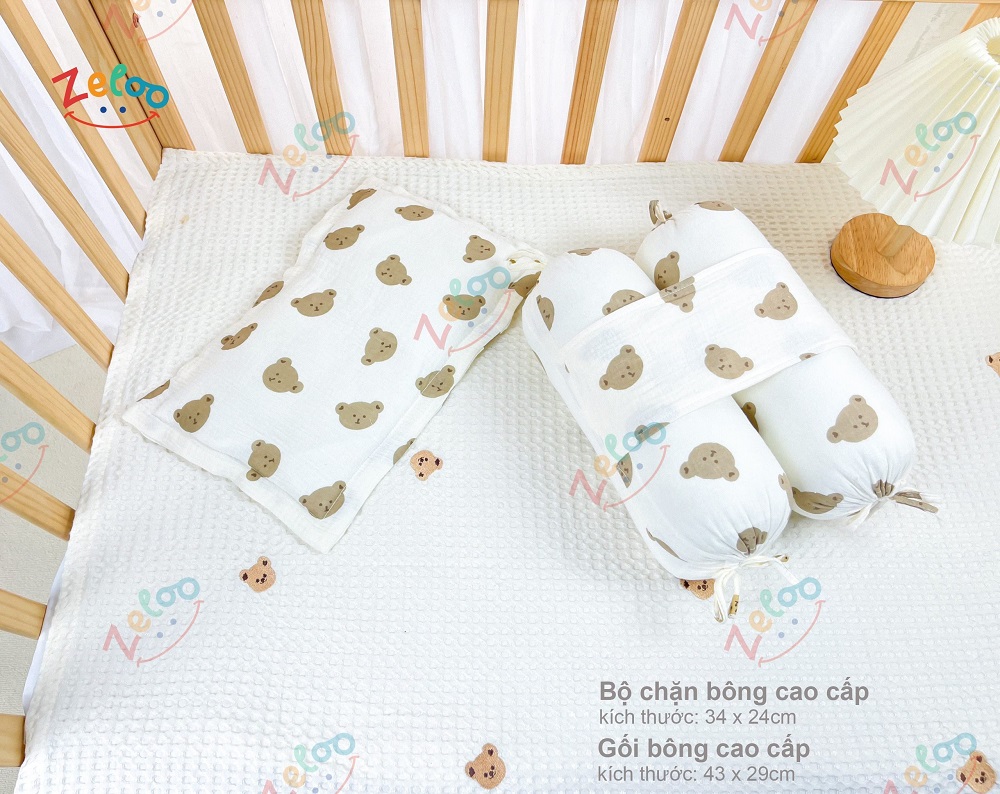 BỘ CHẶN BÔNG KÈM GỐI CAO CẤP ZELOO