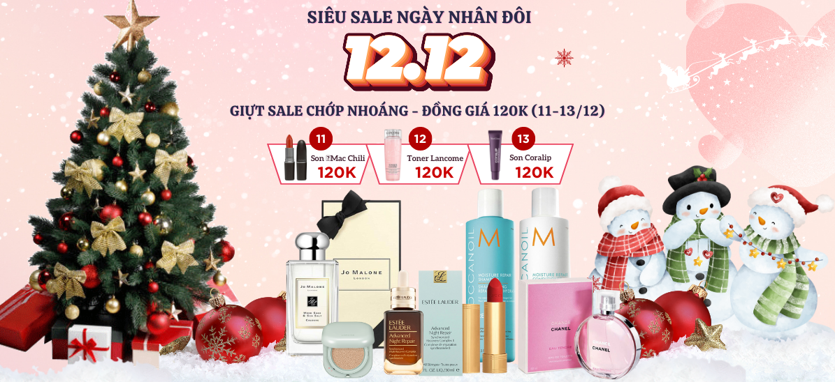 Hòa nhịp 12.12 ‼️ Giựt SALE chớp nhoáng 120k duy nhất 3 ngày 🔥