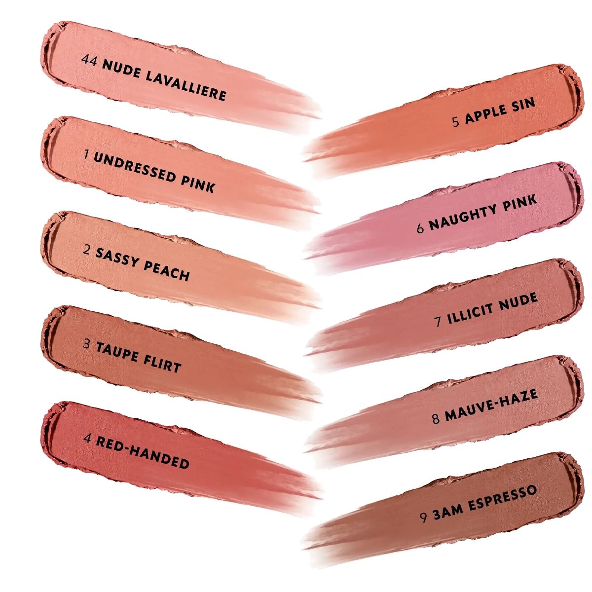 Bảng Màu Son YSL Lovenude Lip Blusher