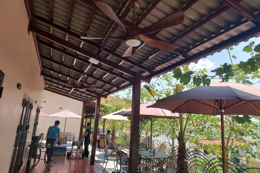 Quạt trần Cafe và Resort - Thiết kế sang trọng, phong cách