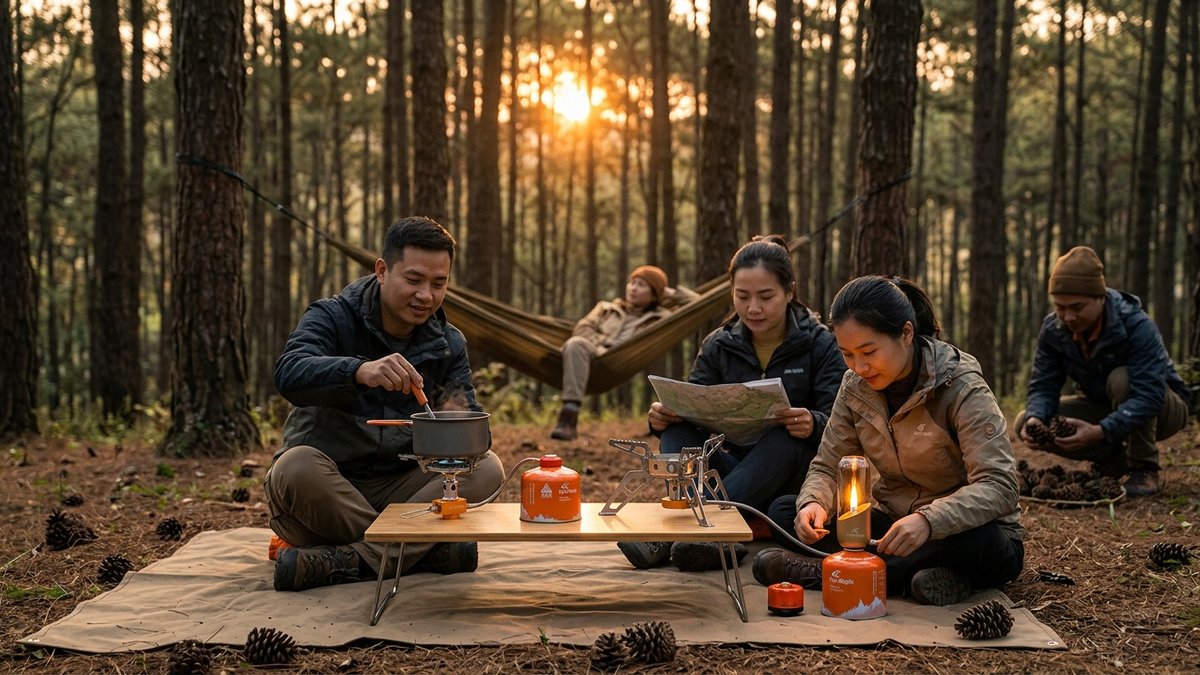 Bình Gas Cắm Trại Fire Maple: Chọn Mua Đúng 2026