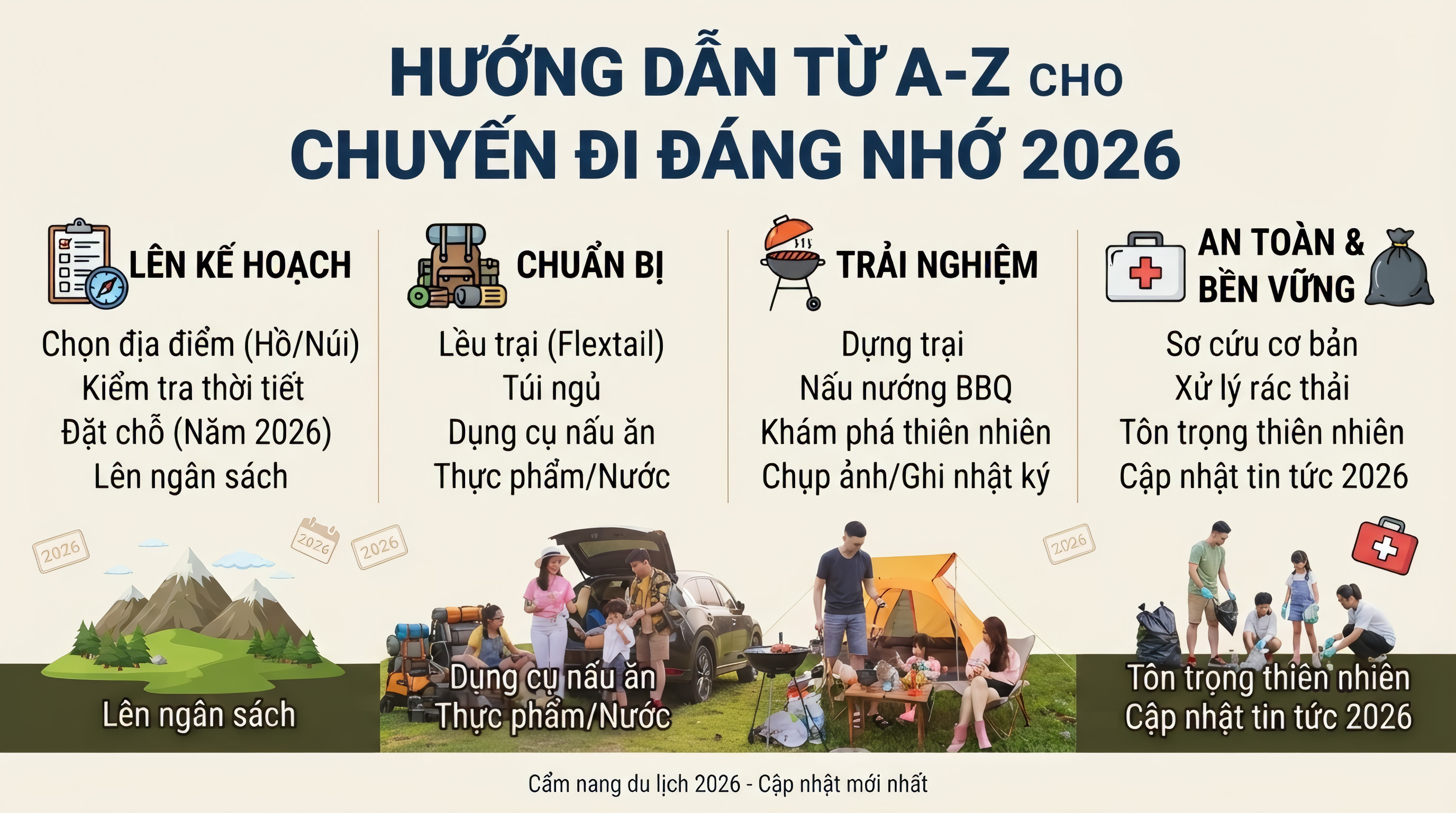 Camping Gia Đình Với Trẻ Em: Hướng Dẫn Từ A-Z Cho Chuyến Đi Đáng Nhớ 2026